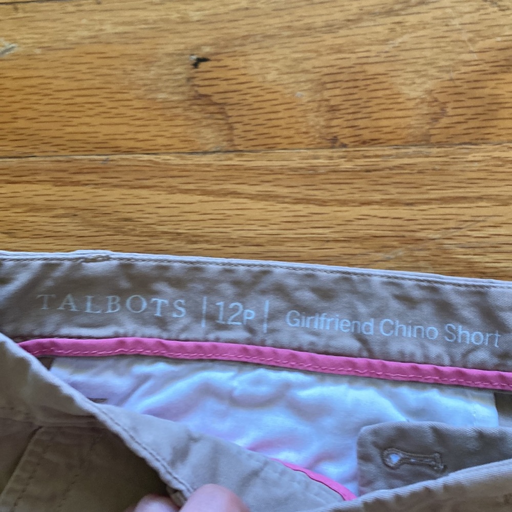 Talbots Tan Girlfriend Chino Shorts - Picture 2 of 4